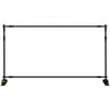 VEVOR Backdrop Banner Stand 8 x 8 Ft Adjustable Heavy Duty Background Stand with 1 Carrying Bag, Backdrop Stand for Parties Wedding Photo Booth Trade Show