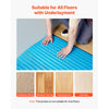 VEVOR Floor Underlayment 200 sq. ft/Roll, 3-in-1 3 mm Thick Flooring Padding with Tape & Vapor Barrier, Heavy Duty EPE Foam with Blue PE, Soundproofing and Noise Reduction,for Laminate Wood Floors