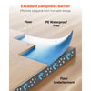 VEVOR Floor Underlayment 200 sq. ft/Roll, 3 mm Thick Laminate Flooring Padding with Attached Vapor Barrier, Heavy Duty Fiber + PE Film, Soundproofing & Noise Reduction, Ideal for Laminate Wood Floors