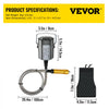 VEVOR Flex Shaft Grinder 780W Rotary Tool 500-23000RPM Rotary Carver with 1/4\" 3-Jaw Chuck & Stepless Speed Foot Pedal Hanging Grinding Machine 42PCS Accessories for Jewelry Polishing Grinding DIY