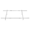 VEVOR Solar Panel Mounting Brackets, 30°-60° Adjustable Multi-Pieces Solar Panel Brackets for 1-4PCS Solar Panels, Carbon Steel Ground Mount Solar Panel Stand for Farms, RVs, Boats, Off-Grid System