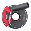 VEVOR Grinding Dust Shroud for Angle Grinder, Universal 4-5 in, Surface Grinder Dust Shroud with 6 Clamping Washers & 5 in Diamond Grinding Cup Wheel, Connect to Vacuum Cleaner, for Wood Concrete Wall