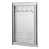 VEVOR BBQ Access Door, 17W x 24H Inch Single Outdoor Kitchen Door, Stainless Steel Flush Mount Door, Wall Vertical Door with Handle, Vents and Hook, for BBQ Island, Grilling Station, Outside Cabinet