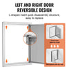 VEVOR BBQ Access Door, 20W x 27H Inch Single Outdoor Kitchen Door, Stainless Steel Flush Mount Door, Wall Vertical Door with Handle, for BBQ Island, Grilling Station, Outside Cabinet