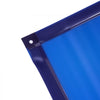 VEVOR Welding Screen with Frame, 6 x 8 FT Welding Curtain Screen, Flame-Resistant Vinyl Safety Protection Screens with Lockable Swivel Wheels & 6-Level UV Protection for Workshop/Industrial Use, Blue