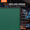 VEVOR Welding Screen with Frame, 6' x 6' Welding Curtain Screen, Flame-Resistant Vinyl Welding Protection Screen on 4 Swivel Wheels (2 Lockable), Moveable & Professional for Workshop/Industrial, Green