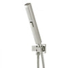 VEVOR Shower Faucet Set, 10 Inch Ceiling Mount Rainfall Shower System with 6 Inch Wall Mount Head and 2 in 1 Handheld Spray, Rotatable 3-Function Dual Rain Head Brass Valve & Trim Kit, Brushed Nickel