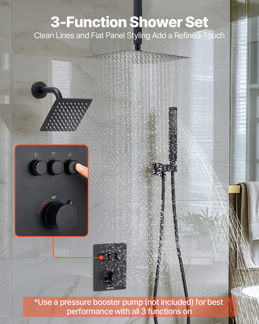 3-Function Shower Set (Lifestyle Image)