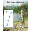 VEVOR Metal Detector, 4", Lightweight Metal Detector with LCD Display, 6" IP68 Waterproof Search Coil, Adjustable 25.6"-36.6" High Accuracy Gold Detector, Easy to Use, for Detecting Gold Exploration