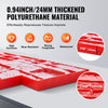 VEVOR Concrete Stamps Mat, 28 x 12 x 0.6 in, Concrete Texturing Skin Polyurethane Stamp Stone Tile Texture Mat, Slate floor Imprint Seamless Stamp Concrete Molds for Outdoor Decorative, Red
