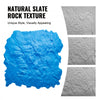 VEVOR Concrete Stamps Mat, 18 x 18 in, Concrete Texturing Skin Polyurethane Stamp Stone Tile Texture Mat, Slate floor Imprint Seamless Stamp Concrete Molds for Outdoor Decorative, Blue