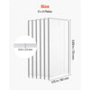 VEVOR Cutting Plates, 6 Pcs, 6.69 x 3.15 x 0.1 in, Clear Polycarbonate Material, Die Cut Pads Compatible with VEVOR Die Cutting and Embossing Machine KM-1830, for Scrapbooking and Card Making