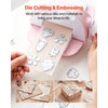 VEVOR Cutting Plates, 6 Pcs, 6.69 x 3.15 x 0.1 in, Clear Polycarbonate Material, Die Cut Pads Compatible with VEVOR Die Cutting and Embossing Machine KM-1830, for Scrapbooking and Card Making