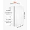 VEVOR Cutting Plates, 6 Pcs, 8.86 x 6.14 in, Clear Polycarbonate Material, Die Cut Pads Compatible with VEVOR Die Cutting and Embossing Machine KM-1860, for Scrapbooking, Card Making, Crafting