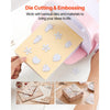 VEVOR Cutting Plates, 6 Pcs, 8.86 x 6.14 in, Clear Polycarbonate Material, Die Cut Pads Compatible with VEVOR Die Cutting and Embossing Machine KM-1860, for Scrapbooking, Card Making, Crafting