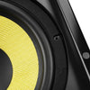 VEVOR In-Wall Speakers, 8", In Wall Speaker System with Paintable Grille, Hi-Fi Sound, 200W Peak, 2-Way Rectangular Speakers, for Damp Humid Indoor Placement, Bath, Kitchen, Covered Porches, 1 Pair