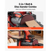 VEVOR 5" Disc Sander & 1" x 30" Belt Sander, 250W Benchtop Belt Disc Sanders Combo with 0 - 45° Adjustable Worktable & Dust Collection Ports for Woodworking, Furniture Refinishing, DIY Crafting