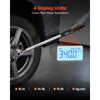 VEVOR Torque Wrench Set 1/2" Drive Digital Torque Wrench 4 Display Units, ±2% Accuracy, LCD Screen, with Buzzer and LED Indicator, with Sockets, Extension Bar, Adapter, for Automotive Repair
