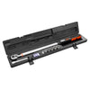 VEVOR Torque Wrench Set 1/2" Drive Digital Torque Wrench 4 Display Units, ±2% Accuracy, LCD Screen, with Buzzer and LED Indicator, with Sockets, Extension Bar, Adapter, for Automotive Repair