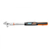 VEVOR Torque Wrench 0-1.5 in Adjustable Jaw Opening Digital Torque Wrench, Open-End Jaw, 4 Display Units, ±2% Accuracy, LCD Screen, with Buzzer and LED Indicator, for Pipe and Automotive Repair