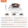 VEVOR 4 PCs 6.5'' Bluetooth in Ceiling Speakers, 150W, Flush Mount Ceiling & in-Wall Speaker System with 8ΩImpedance 89dB Sensitivity, for Home Kitchen Living Room Bedroom or Covered Outdoor Porches