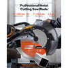VEVOR Circular Saw Blade, 14 inch Diameter, 66 Sharp Alloy Teeth, 1 inch Arbor, Fine Finish, Metal Cutting Blade for Circular Saw, with Noise-Reducing Heat Vents, for Cutting Steel and Aluminum