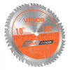 VEVOR Circular Saw Blade, 10 inch Diameter, 50 Sharp Alloy Teeth, 5/8 inch Arbor, Fine Finish, Wood Cutting Blade for Circular Saw, with Noise-Reducing Heat Vents, for Cutting Plywood, OSB, Hardwood