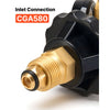 VEVOR Nitrogen Purging Regulator, Nitrogen Purge Control Valve with 500PSI Test Pressure, 4-Position Flow Control (TST/PRG/BRZ/OFF) for Brazing, Pipeline Purging, Leak Checking & Pressure Testing
