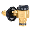 VEVOR Nitrogen Purging Regulator, Nitrogen Purge Control Valve with 500PSI Test Pressure, 4-Position Flow Control (TST/PRG/BRZ/OFF) for Brazing, Pipeline Purging, Leak Checking & Pressure Testing