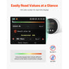 VEVOR Radon Air Quality Meter Detector for Home 3.3Bq/m³ to 37kBq/m³ Battery Powered