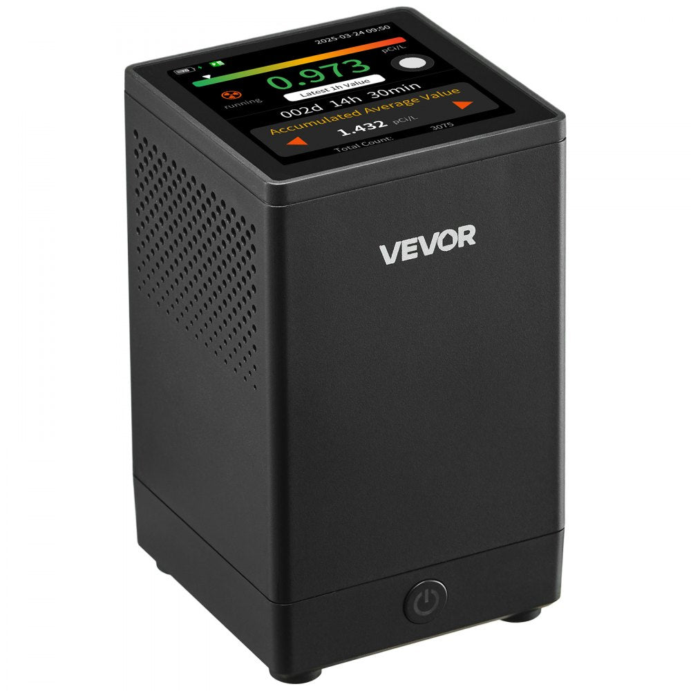 Home Radon Meter Detector 2Bq to 20kBq/m³ Rechargeable Color LCD Display