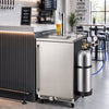 VEVOR 60 Cu. Ft DOT Nitrogen Cylinder Aluminum Alloy Air Tank (Ships Empty), High-Strength Aluminum Alloy 6061-T6 Cylinder with CGA-580 Valve & Handle, for Manufacturing, Welding, Beverage Production