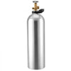 VEVOR 60 Cu. Ft DOT Nitrogen Cylinder Aluminum Alloy Air Tank (Ships Empty), High-Strength Aluminum Alloy 6061-T6 Cylinder with CGA-580 Valve & Handle, for Manufacturing, Welding, Beverage Production