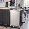 VEVOR 20 Cu. Ft DOT Nitrogen Cylinder Aluminum Alloy Air Tank (Ships Empty), High-Strength Aluminum Alloy 6061-T6 Cylinder with CGA-580 Valve & Handle, for Manufacturing, Welding, Beverage Production