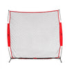 VEVOR Barricade Backstop Net, 7x7 ft Ball Sports Barrier Netting, Portable Practice Equipment with Carry Bag, Protection Screen for Baseball Softball Lacrosse Soccer Hockey Training, for Backyard