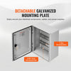 VEVOR NEMA Electric Box, 12x10x6'' NEMA 4X Fiberglass Electric Enclosure, IP66 Water & Dust Resistant, Suitable for Both Outdoor & Indoor Use, Includes Mounting Plate (30x25x14 cm)