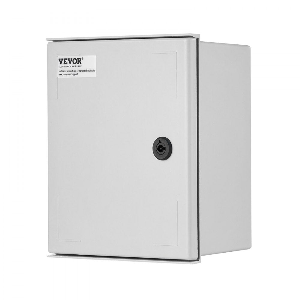 VEVOR NEMA Electric Box, 12x10x6'' NEMA 4X Fiberglass Electric Enclosure, IP66 Water & Dust Resistant, Suitable for Both Outdoor & Indoor Use, Includes Mounting Plate (30x25x14 cm)