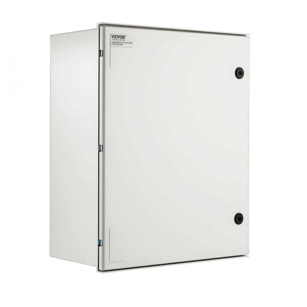VEVOR NEMA Enclosure, 20 x 16 x 8 inches, NEMA 4X Fiberglass Steel Electrical Box, IP66 Waterproof & Dustproof Hinged Junction Box for Outdoor Indoor Use, with Mounting Plate(50x40x20 cm))