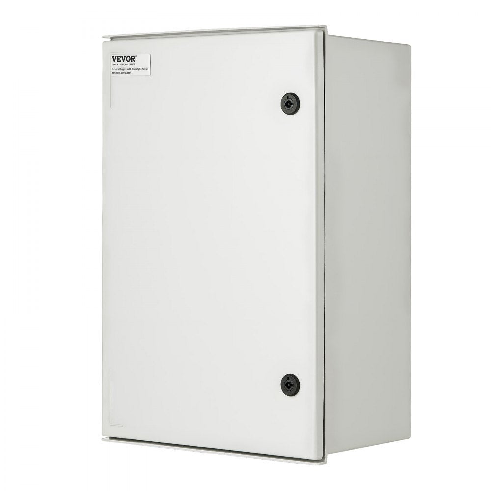 VEVOR NEMA Steel Enclosure, 24 x 16 x 9\'\' NEMA 4X Fiberglass Electrical Box, IP66 Waterproof & Dustproof, Outdoor/Indoor Electrical Junction Box, with Mounting Plate(60 x 40 x 23 cm)