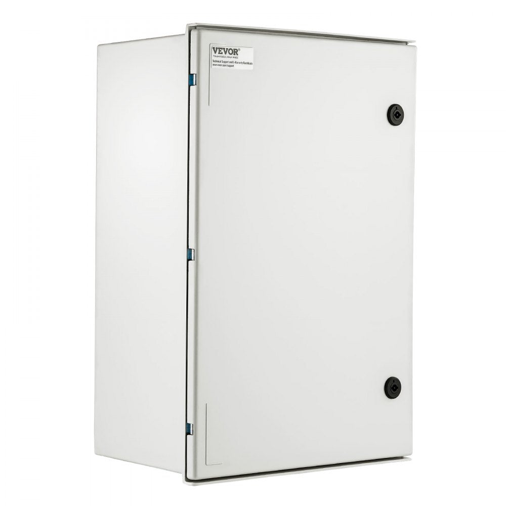 VEVOR NEMA Steel Enclosure, 24 x 16 x 9\'\' NEMA 4X Fiberglass Electrical Box, IP66 Waterproof & Dustproof, Outdoor/Indoor Electrical Junction Box, with Mounting Plate(60 x 40 x 23 cm)