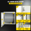 VEVOR NEMA Metal Case, 8x8x6'' NEMA 4X Metal Electric Enclosure, IP66 Water & Dust Resistant, Suitable for Both Outdoor & Indoor Electrical Connections