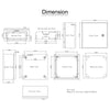 VEVOR NEMA Steel Enclosure, 12 x 12 x 6\'\' NEMA 4X Steel Electrical Box, IP66 Waterproof & Dustproof, Outdoor/Indoor Electrical Junction Box, with Mounting Plate
