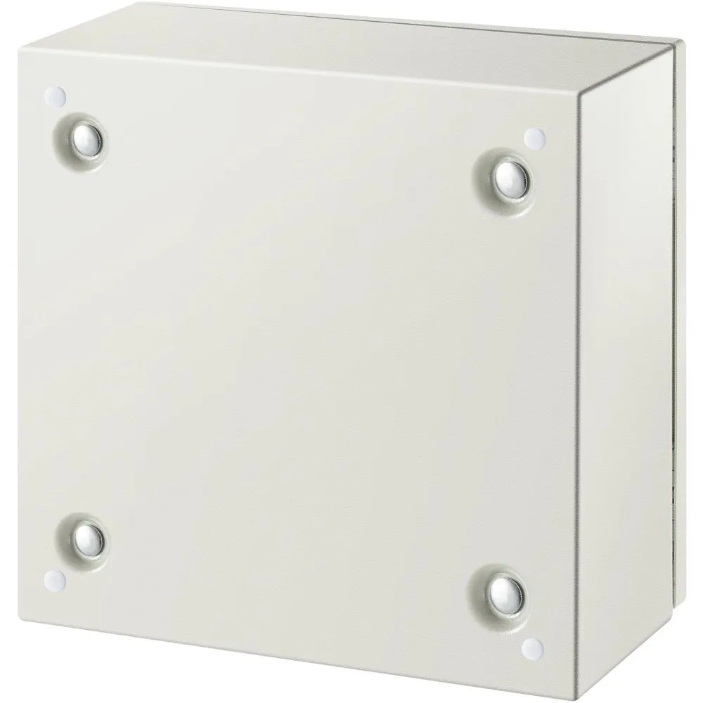 VEVOR NEMA Steel Enclosure, 12 x 12 x 6\'\' NEMA 4X Steel Electrical Box, IP66 Waterproof & Dustproof, Outdoor/Indoor Electrical Junction Box, with Mounting Plate