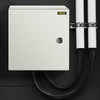 VEVOR NEMA Steel Enclosure, 12 x 12 x 8\'\' NEMA 4X Steel Electrical Box, IP66 Waterproof & Dustproof, Outdoor/Indoor Electrical Junction Box, with Mounting Plate