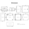 VEVOR NEMA Steel Enclosure, 12 x 12 x 8\'\' NEMA 4X Steel Electrical Box, IP66 Waterproof & Dustproof, Outdoor/Indoor Electrical Junction Box, with Mounting Plate