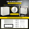 VEVOR NEMA Steel Enclosure, 16 x 16 x 8\'\' NEMA 4X Steel Electrical Box, IP66 Waterproof & Dustproof, Outdoor/Indoor Electrical Junction Box, with Mounting Plate