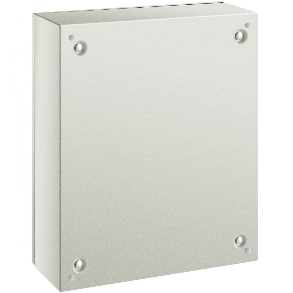 VEVOR NEMA Steel Case, 20x16x6'' NEMA 4X Metal Electric Enclosure, IP66 Water & Dust Resistant, Suitable for Both Outdoor/Indoor Use, Includes Mounting Plate