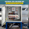 VEVOR NEMA Steel Case, 24x24x8'' NEMA 4X Metal Electric Enclosure, IP66 Water & Dust Resistant, Suitable for Both Outdoor & Indoor Use, Includes Mounting Plate