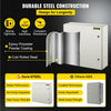 VEVOR NEMA Steel Case, 24x24x8'' NEMA 4X Metal Electric Enclosure, IP66 Water & Dust Resistant, Suitable for Both Outdoor & Indoor Use, Includes Mounting Plate