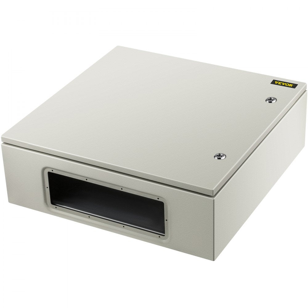 VEVOR NEMA Steel Case, 24x24x8'' NEMA 4X Metal Electric Enclosure, IP66 Water & Dust Resistant, Suitable for Both Outdoor & Indoor Use, Includes Mounting Plate